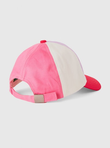 Benetton Cap in Rot/ Lila
