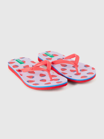 Benetton Zehentrenner in Rosa