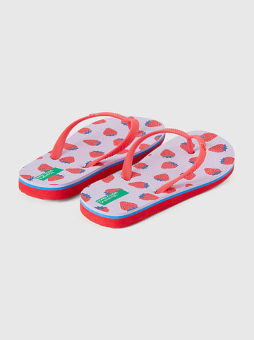 Benetton Japonki w kolorze jasnoróżowym