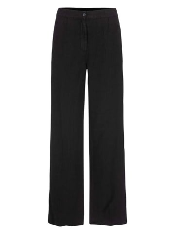 Herrlicher Leinen-Hose in Schwarz