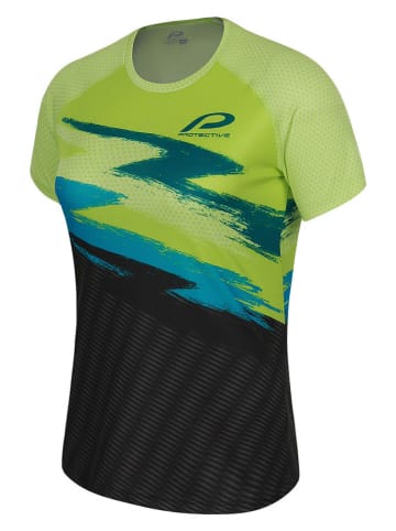 Protective Fahrradshirt "On Acid" in Anthrazit/ Grün