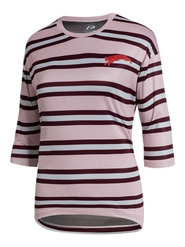 Protective Fahrradshirt in Rosa/ Creme