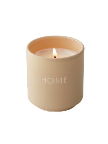 Design Letters Duftkerze ''Home'' in Beige - 75 g