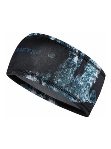Craft Stirnband in Schwarz/ Hellblau
