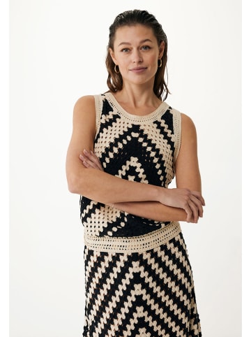 Mexx Top in Schwarz/ Beige