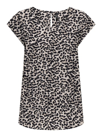ONLY Shirt "Nova" in Beige/ Schwarz