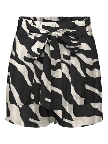 ONLY Shorts "Nova" in Schwarz/ Weiß