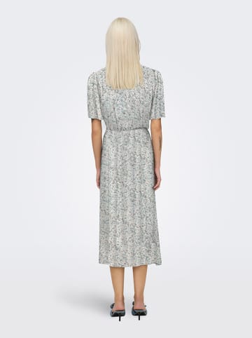 ONLY Kleid "Halia" in Türkis/ Weiß