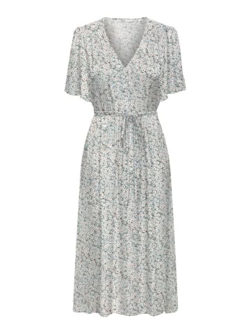ONLY Kleid "Halia" in Türkis/ Weiß