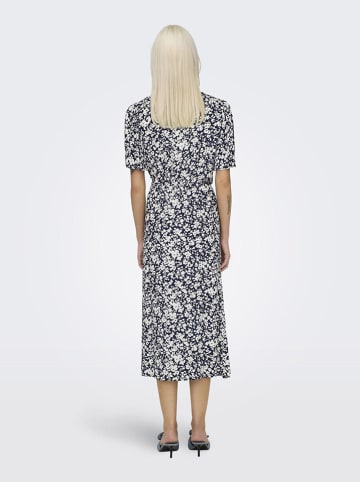 ONLY Jurk "Halia" donkerblauw/wit