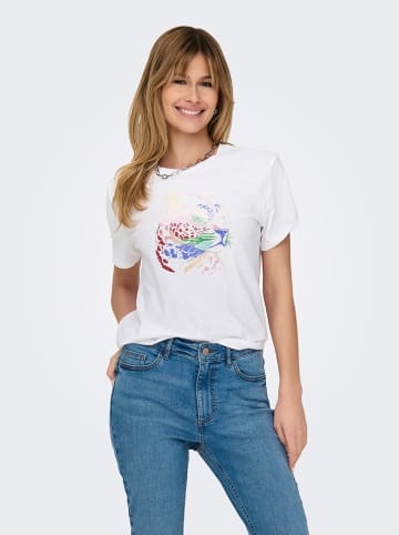 ONLY Shirt "Lucia" in Weiß