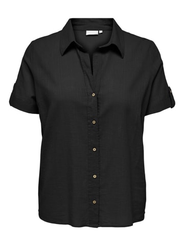 ONLY Carmakoma Hemd "Coco" in Schwarz