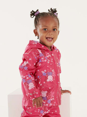 Regatta Regenjacke "Peppa Pack It" in Pink/ Bunt