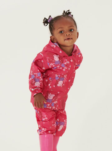 Regatta Regenjas "Peppa Pack It" roze/meerkleurig