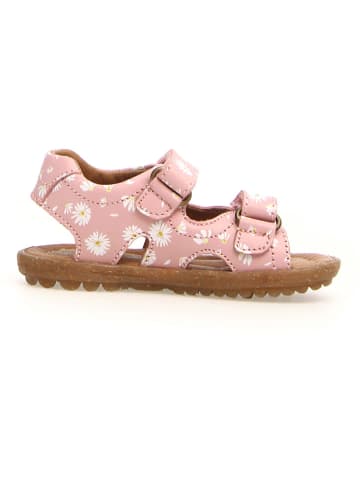 Naturino Leder-Sandalen "Sky" in Rosa/ Weiß