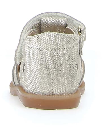 Naturino Leder-Halbsandalen "Zaffiro" in Silber
