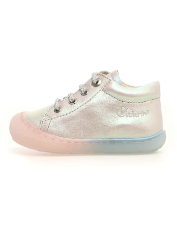 Naturino Leder-Lauflernschuhe "Cocoon" in Silber