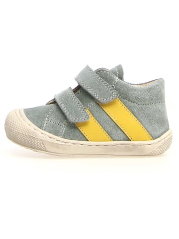 Naturino Leren sneakers "Macks" lichtblauw/geel