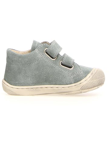 Naturino Leren sneakers "Macks" lichtblauw/geel