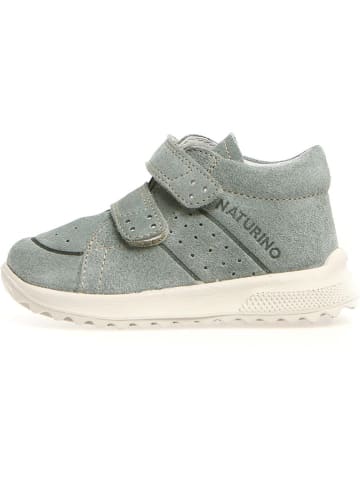 Naturino Leder-Sneakers "Quicky" in Grün