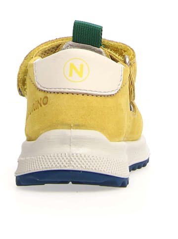Naturino Leder-Halbsandalen "Muffy" in Gelb/ Dunkelblau