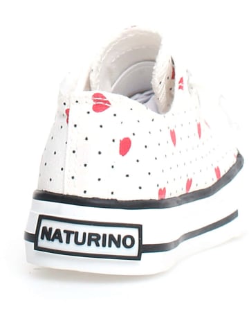 Naturino Sneakersy "Ayasy" w kolorze biało-czerwonym