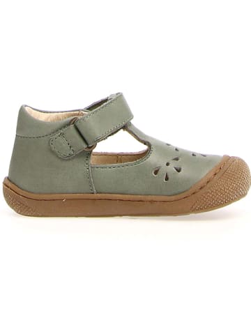 Naturino Leder-Halbsandalen "Indis" in Grün