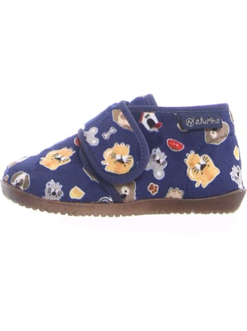 Naturino Pantoffels "Home" donkerblauw
