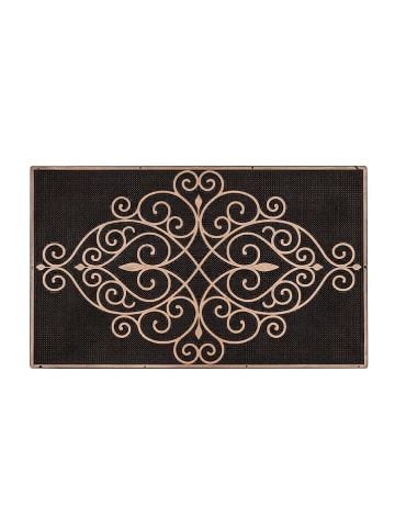 Hamat Fußmatte "Diamo" in Schwarz/ Gold - (L)45 x (B)75 cm