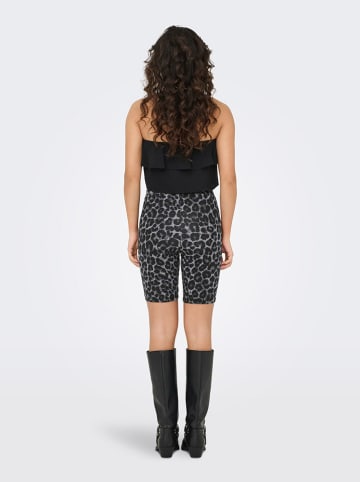 JDY Short zwart/zilverkleurig