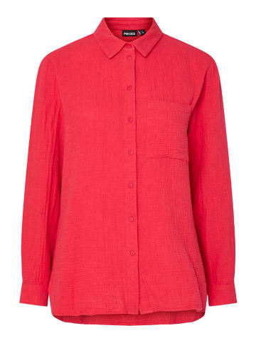 Pieces Bluse "Sastina" in Rot