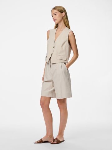 Pieces Shorts "Tiki" in Creme
