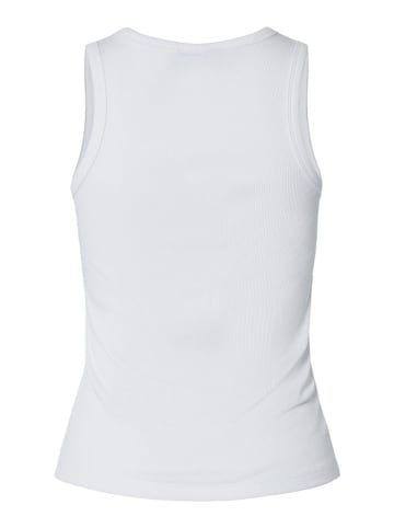 Pieces Top "May" in Weiß
