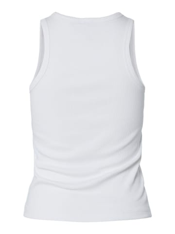 Pieces Top "May" in Weiß