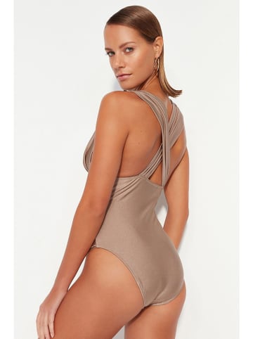 trendyol Badeanzug in Beige