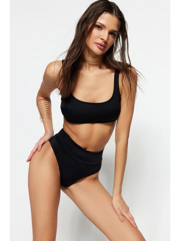 trendyol Bikini w kolorze czarnym ze wzorem
