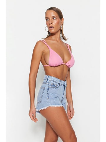 trendyol Jeans-Shorts in Blau