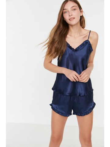 trendyol Pyjama in Dunkelblau