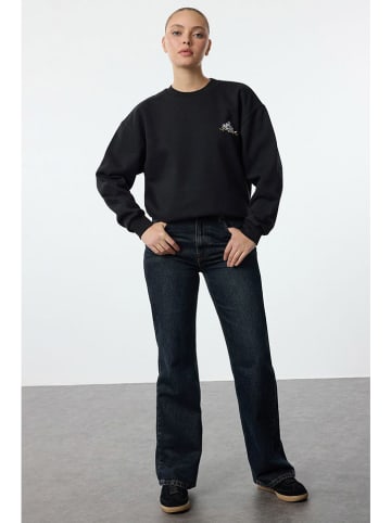 trendyol Sweatshirt in Schwarz