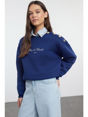 trendyol Sweatshirt in Blau