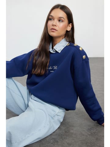 trendyol Sweatshirt in Blau