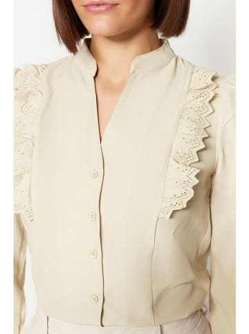 trendyol Bluse in Beige