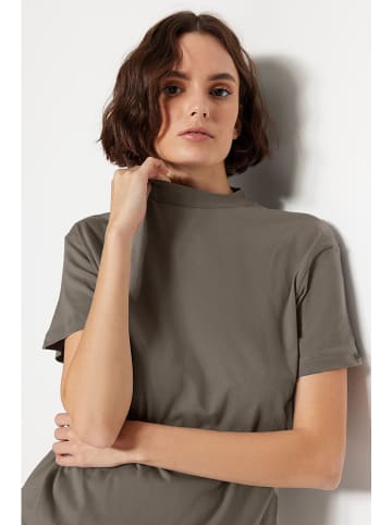 trendyol 2er-Set: Shirts in Khaki/ Braun