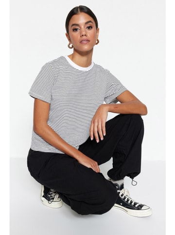 trendyol Shirt wit/zwart