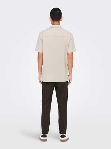 ONLY & SONS Hemd "Kodyl" in Beige