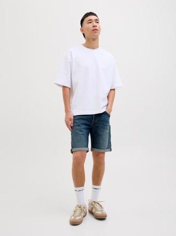 Jack & Jones Szorty dżinsowe "Rick" w kolorze granatowym