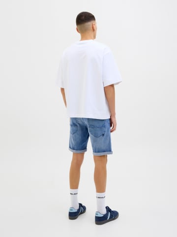 Jack & Jones Szorty dżinsowe "Rick" w kolorze niebieskim