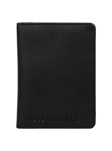 Burkely Leder-Passetui in Schwarz - (B)11 x (H)15 x (T)1 cm