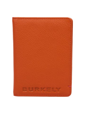 Burkely Leder-Passetui in Orange - (B)11 x (H)15 x (T)1 cm