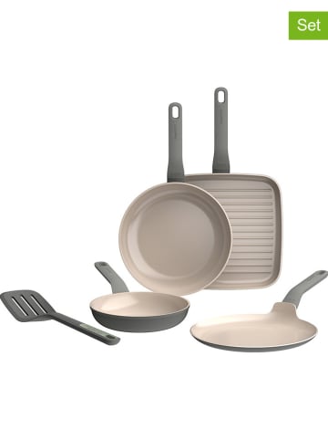 BergHOFF 5-delige braadpannenset "Balance" crème/lichtgrijs